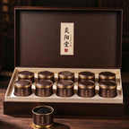 Moxa Charcoal Powder — 500g Gift Set (10 Packets × 50g) · 艾碳粉 — 500 克礼盒装（10 袋 × 50 克）